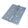 BISAGRA DOBLE HOJA GALVAN. SIN REMATE 100X70 MM.