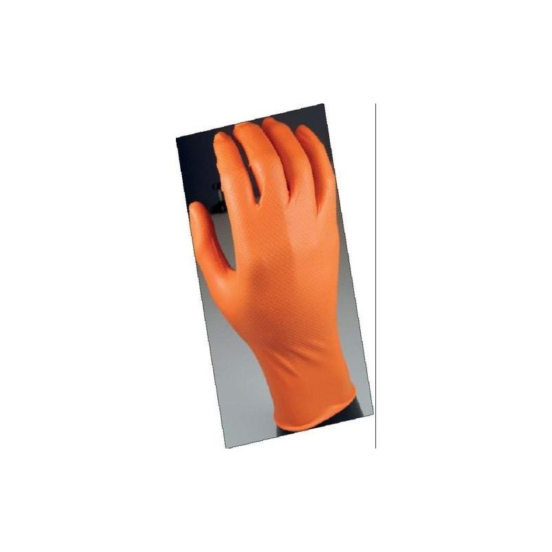 GUANTE DESECHABLE NITRILO GRIPPAZ 580 OR L