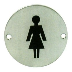 PLACA CIRCULAR BAÑO SEÑORAS 2023