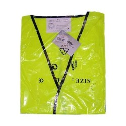 CHALECO ALTA VISIBILIDAD AMARILLO TALLA XL