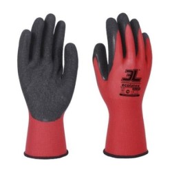 GUANTE POLIESTER/LATEX ECOLATEX ESL-010 TALLA 7