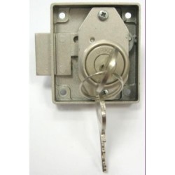 CERRADURA SOBREPONER NIQUEL 23R NIQUELADO MATE-30