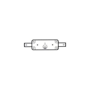 CERRADURA PUERTA METALICA 1511-AV MCM