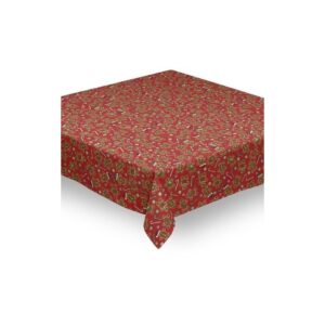 MANTEL CONFECCIONADO PVC NAVIDAD 5 140X140CM