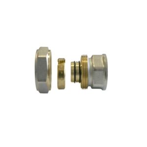 ENLACE COMPRESION RECTO HEMBRA COBRE 18X3/4