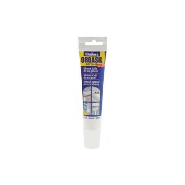 SILICONA ORBASIL BRICOLAGE 85 ML. BLANCA 24604