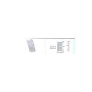 REJILLA EMPOTRAR BLANCA 24X12 R168
