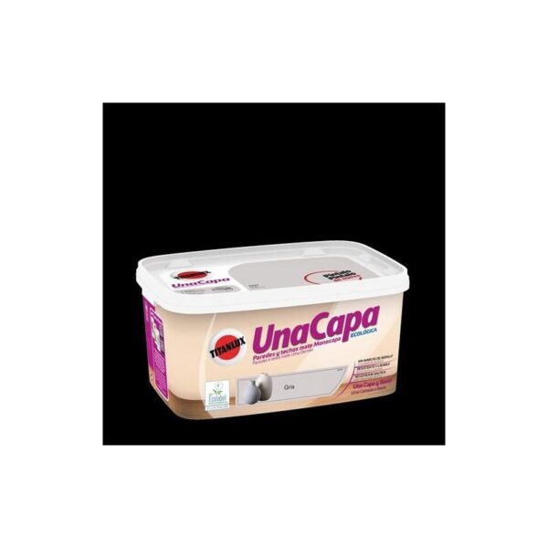 PINTURA TITAN 1 CAPA GRIS 4L. 5699290