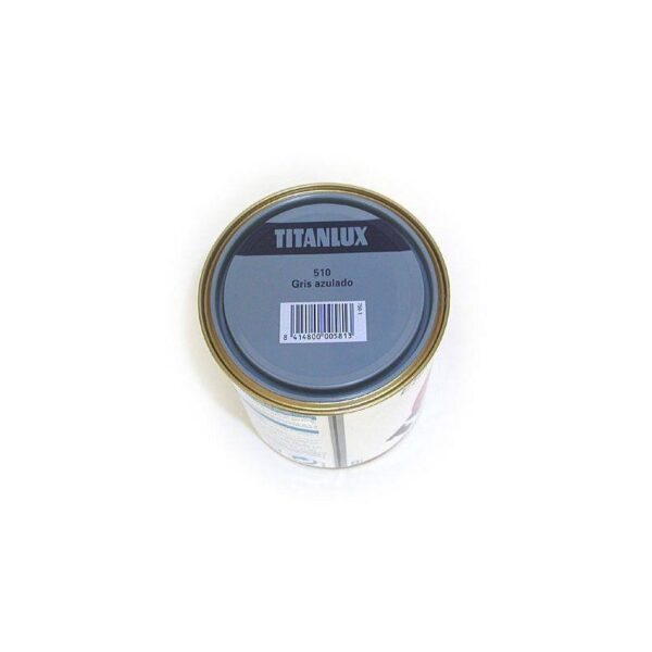 ESMALTE TITANLUX 750 ML. 510 001 GRIS AZUL ADO