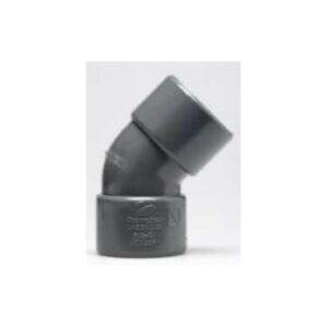 ENLACE CODO 45 HEMBRA PVC EVACUACION 40 MM