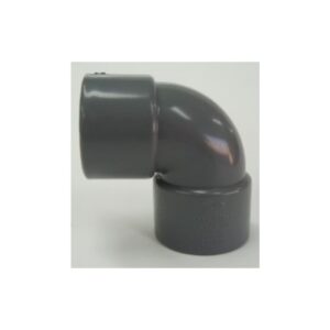 ENLACE CODO 90 HEMBRA PVC EVACUACION 50 MM