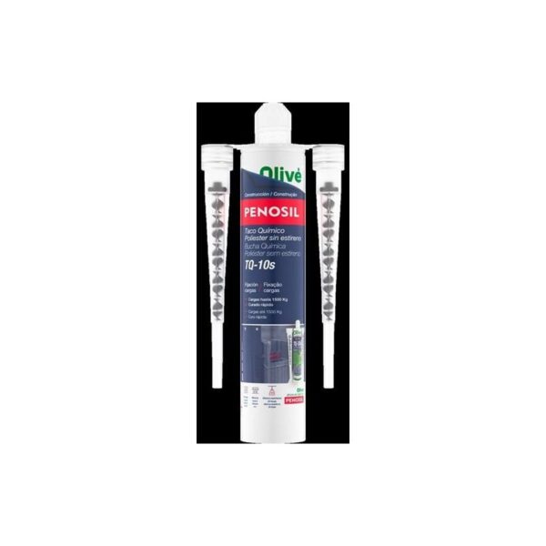 TACO QUIMICO TQ-10S ANCLAJE POLIESTER GRIS 300ML