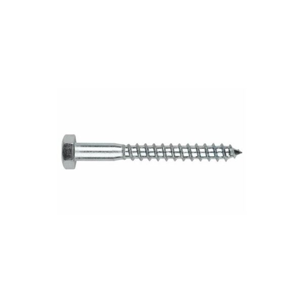 TORNILLO MADERA DIN-571 C/EXAGONAL 8X70 ZN.