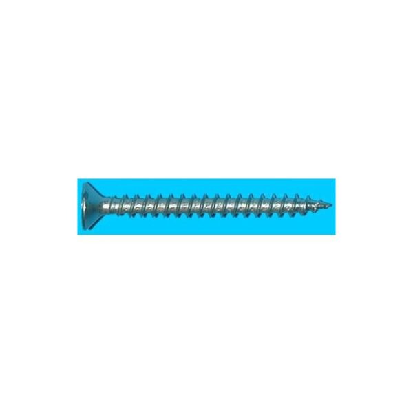 TORNILLO AGLOMERADO CABEZA PLANA 4X40 ZN. CAJA