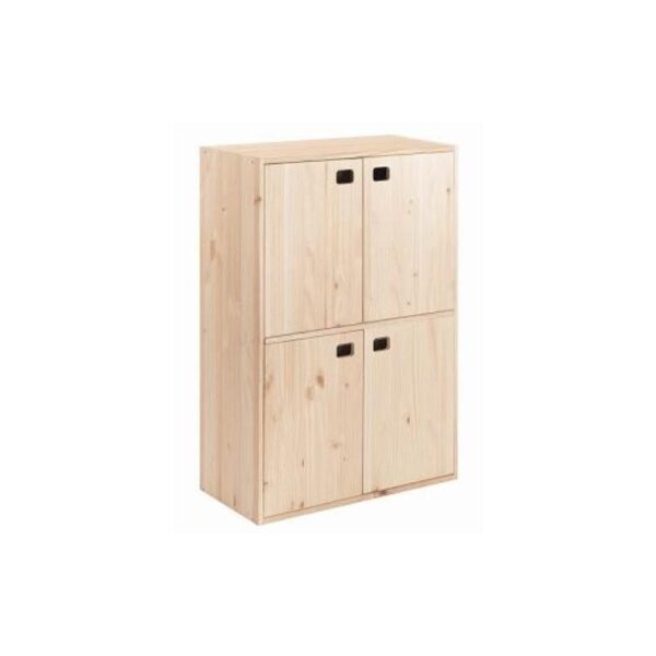 ARMARIO PINO 4 PUERTAS 4 BALDAS DINAMIC DMC4P0.99