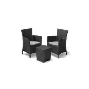 SET IOWA BALCONY GRAFITO 223929