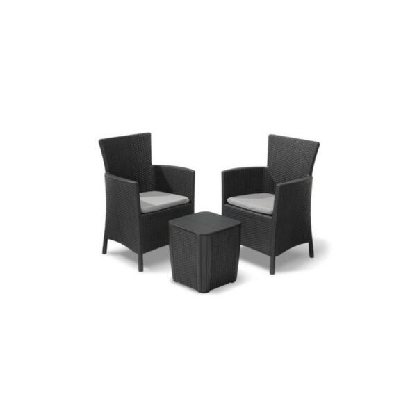 SET IOWA BALCONY GRAFITO 223929