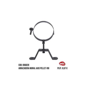 ABRAZADERA MURAL AJUSTABLE PELLET 80 096028