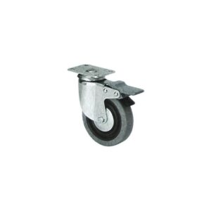 RUEDA GIRATORIA GOMA BH 100 MM. 1-0302