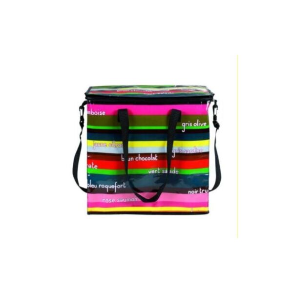 BOLSO ISOTERMICO 37X23X34 CM. RAYAS