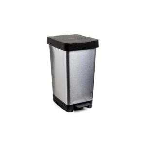 CUBO PEDAL 25 LITROS SMART STEEL GRIS 1021301
