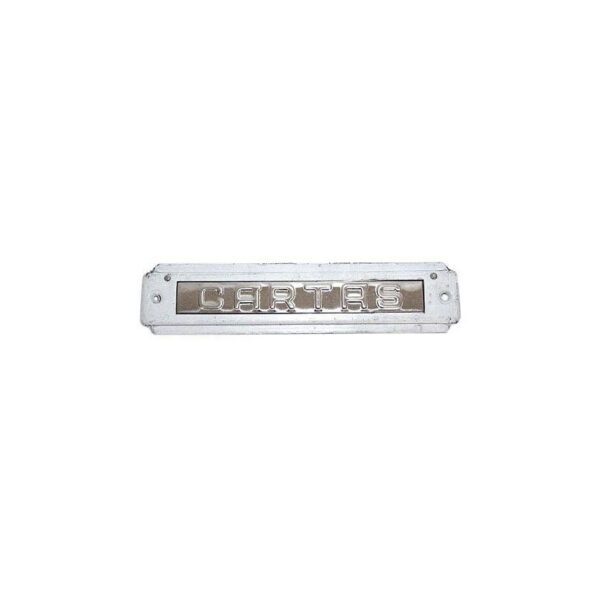 PLACA BUZON 220X50 ACERO INOXIDABLE 2104