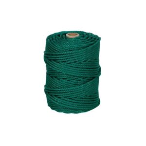 CUERDA CABLEADA PE. 4 CABOS 5 MM. VERDE 100 M.