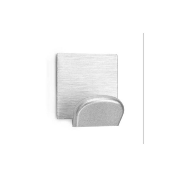 COLGADOR ADHESIVO INOX CROMO MATE (BL.-2) 2078-7