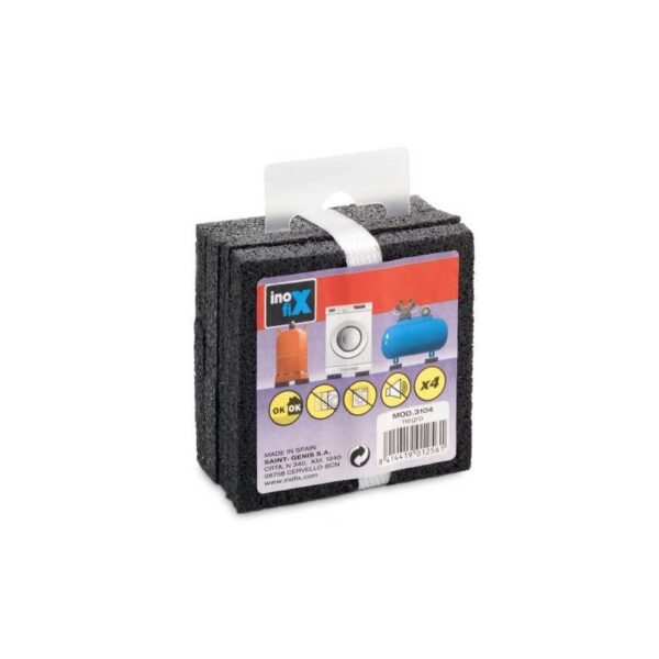 ALMOHADILLA ANTI-VIBRACION NEGRO (BL.-4) 3104-3