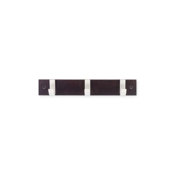 COLGADOR HAYA 3 GANCHOS ACERO/WENGUE 3703-0