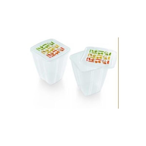 SET 2 HERMETICOS 2 L. CUADR.C/TAPA DECORADA 055020