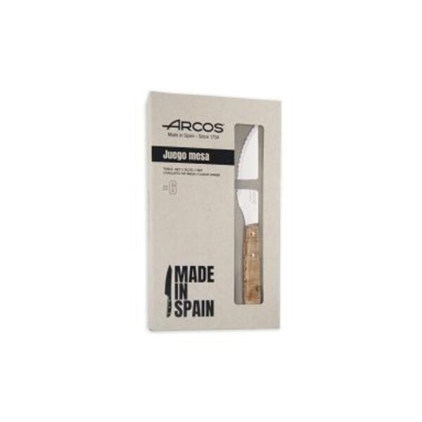 JGO. 6 CUCHILLOS CHULETEROS 372300