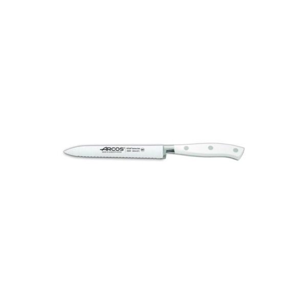 CUCHILLO TOMATERO PERLADO 13CM RIVIERA BLANCO