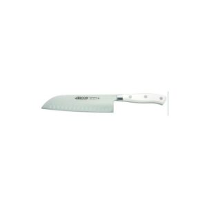 CUCHILLO SANTOKU CON ALVEOLOS 18CM RIVIERA BLANCO