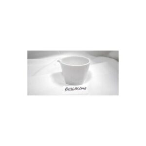 CREMERA PORCELANA BLANCA LOTTO CUADRADA