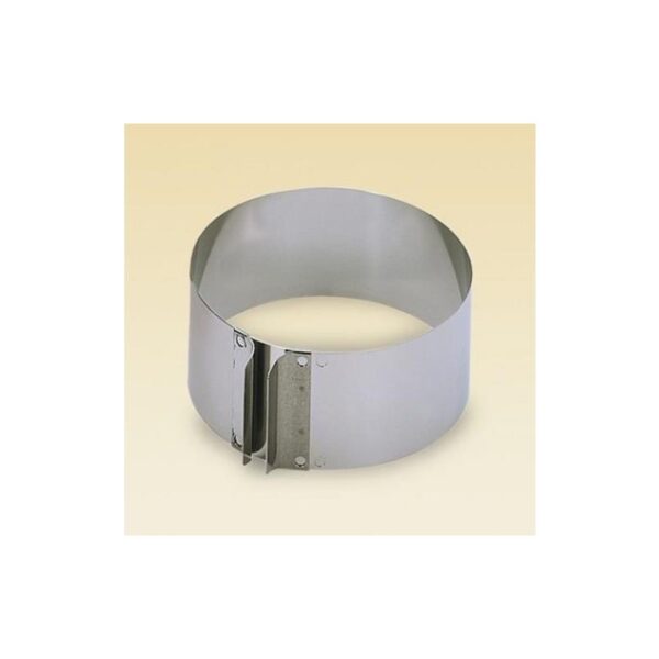 MOLDE ANILLO ACERO EXTENSIBLE ALTO 9 CM. KAISER