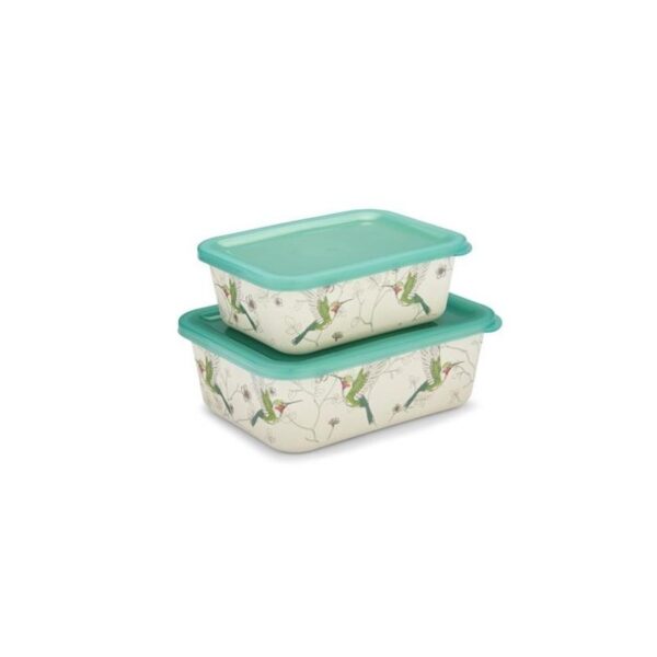 SET 2 CONTENEDORES COLIBRI FIBRA BAMBU COO127