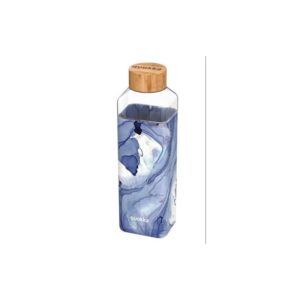 BOTELLA CRISTAL CUADRADA CON FUNDA LIQUID 700ML
