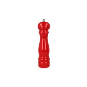 MOLINILLO PIMIENTA MADERA LACADO ROJO 21CM 586044