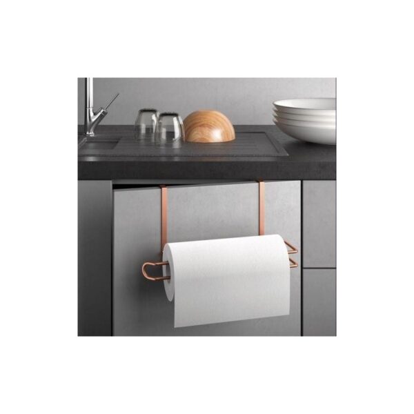 COLGADOR ROLLO PAPEL DE COCINA EASY ROLL COPPER