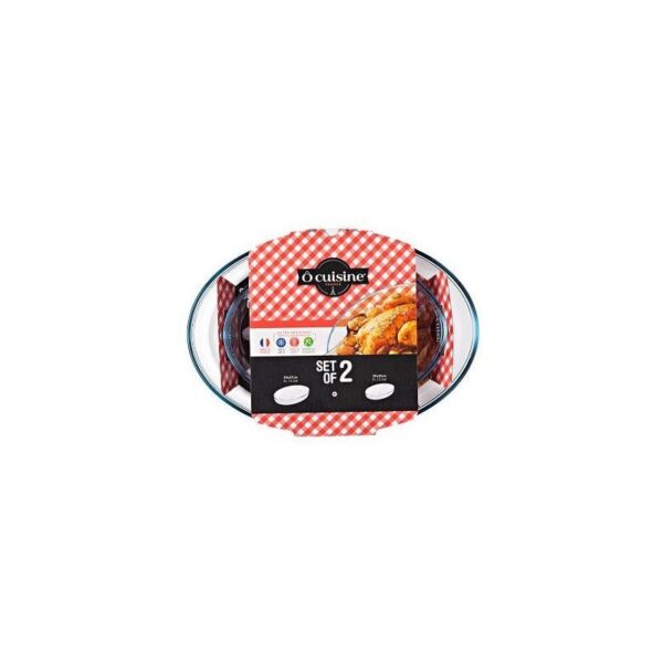 SET 2 FUENTES OVAL 39X27 Y 30X21 OCUISINE