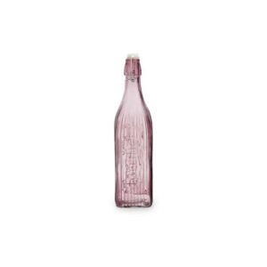 BOTELLA GASEOSA 1L CUADRADA ROSA VIBA QD