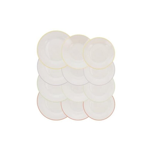 VAJILLA 12 PIEZAS PORCELANA EPP PARCHIS QD