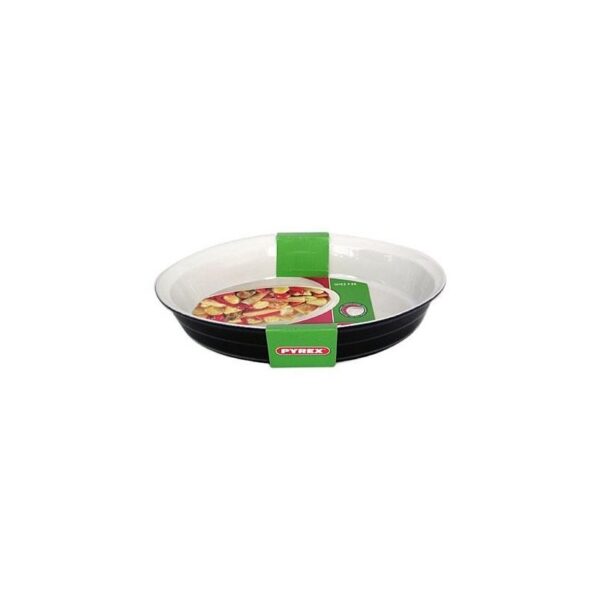 FUENTE OVAL PYREX34X23 CERAM AZUL/BALNCO