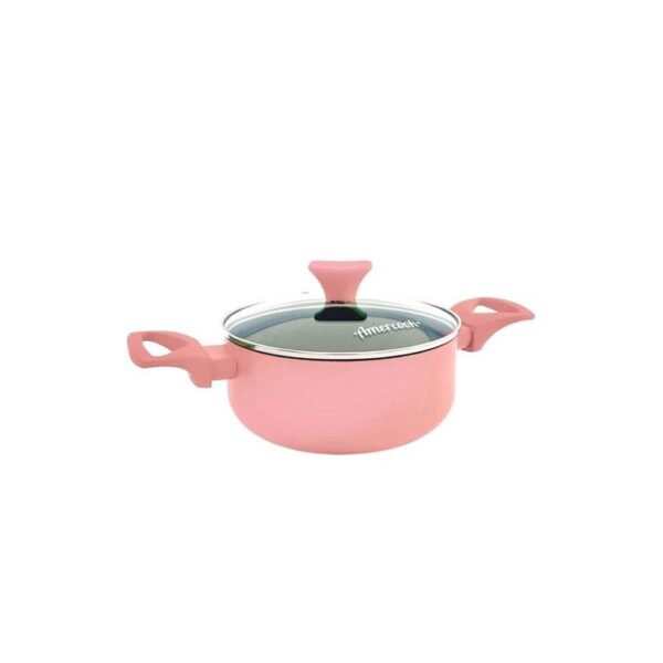 CACEROLA COLORS 24CM ROSA PASTEL COP0524