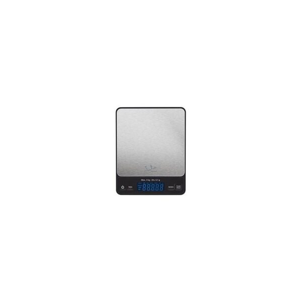 BALANZA DE ACERO INOX. NEGRA - CAPACIDAD 3KG