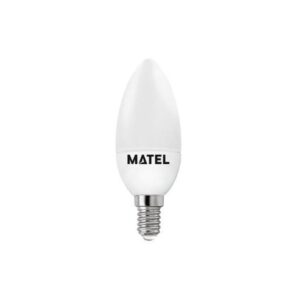 BOMBILLA LED 5 W. VELA E14 LUZ CALIDA 21840