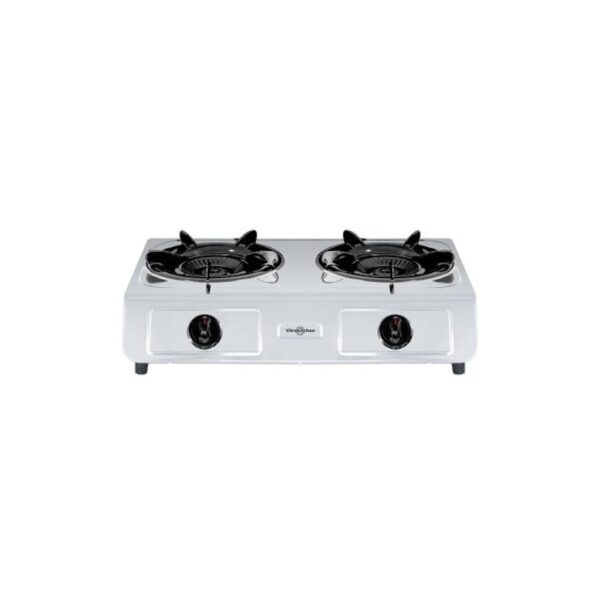 HORNILLO GAS NATURAL 2 FUEGOS INOX 265IN