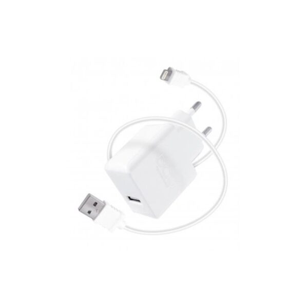 CARGADOR USB 5V 2.4A + CABLE LIGHTING 1M 37350000