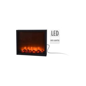 FAROL CHIMENEA CON LED 41X25CM ADA100100